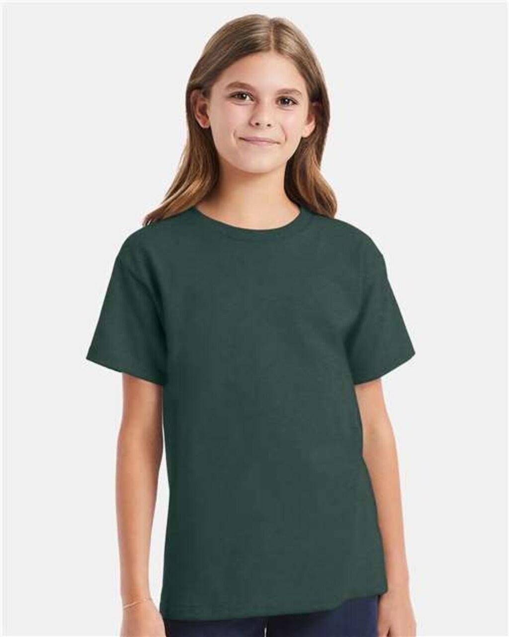 Youth Essential-T Crewneck T-Shirt for School, Sports & Everyday Casual Wear